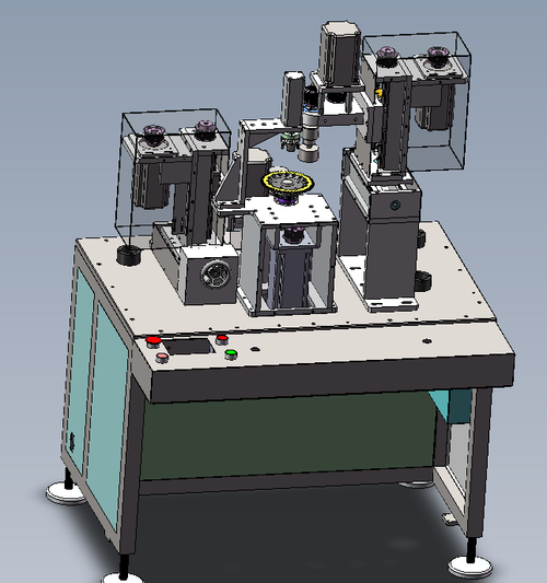 自动化链轮齿轮去毛刺设备solidworks设计